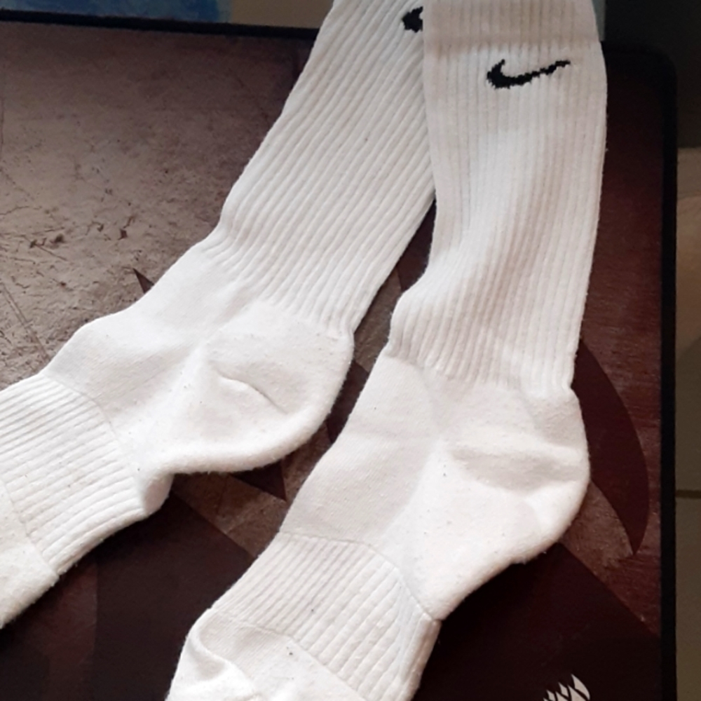 White long nike socks